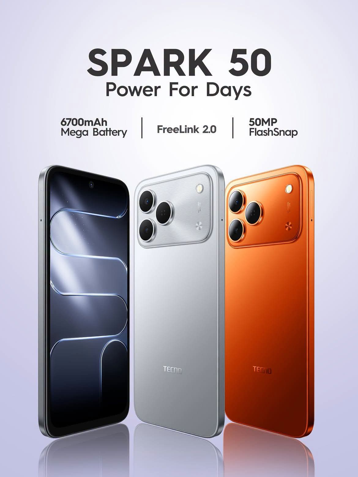 Tecno spark50 (256+4)